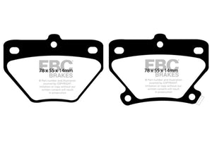 EBC 02-08 Pontiac Vibe 1.8 GT Greenstuff Rear Brake Pads