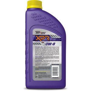 Royal Purple XPR Synthetic Extreme Performance 0W8 Racing Oil - 1 Quart