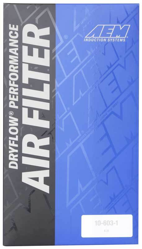 AEM Nissan 11in O/S L x 6.688in O/S W x 1.438in H DryFlow Air Filter
