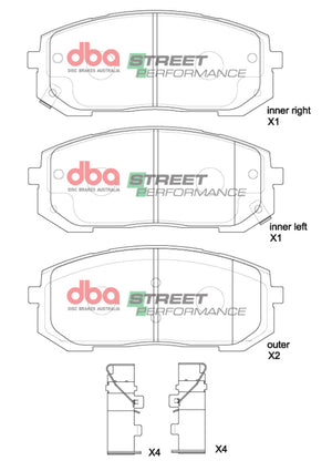 DBA 20-23 Hyundai Sonata SP Performance Front Brake Pads