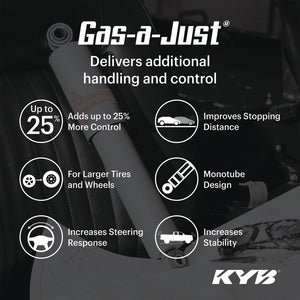 KYB Shocks & Struts Gas-a-just Rear Left 05-07 Subaru Impreza WRX STI