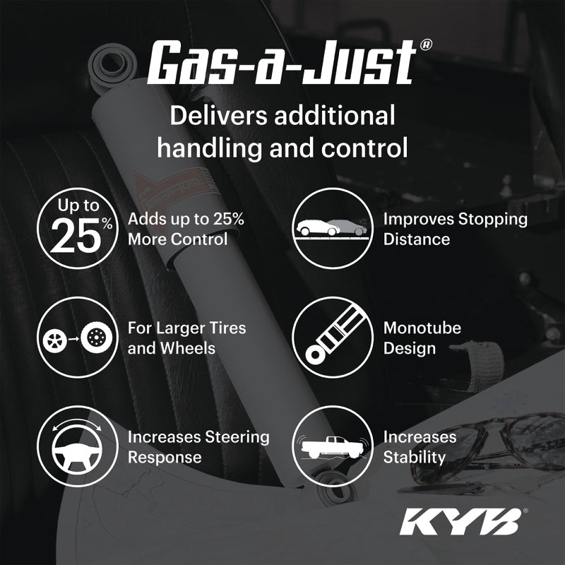 KYB Shocks & Struts Gas-a-just Rear Left 05-07 Subaru Impreza WRX STI