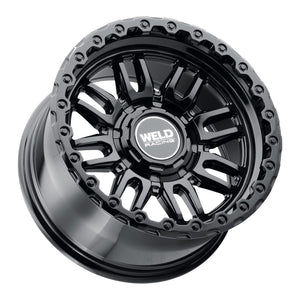 Weld Off-Road Swift 17x9in - 6x135 / 6x139.7 BP - ET-12 - 106.1mm CB - Gloss Black Wheel & Ring