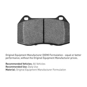 R1 06-11 Mercedes-Benz B200 Front Optimum OE Brake Pads