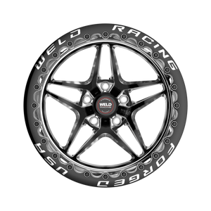 Weld S81 Beadlock 15x10/5x120.65/5.5 BS/3.18 HB-Black Center-Polished Shell-Black SBL MT Wheel