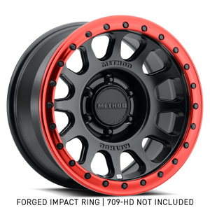 Method Beadlock Ring - 18in Forged - Style 1 - Red