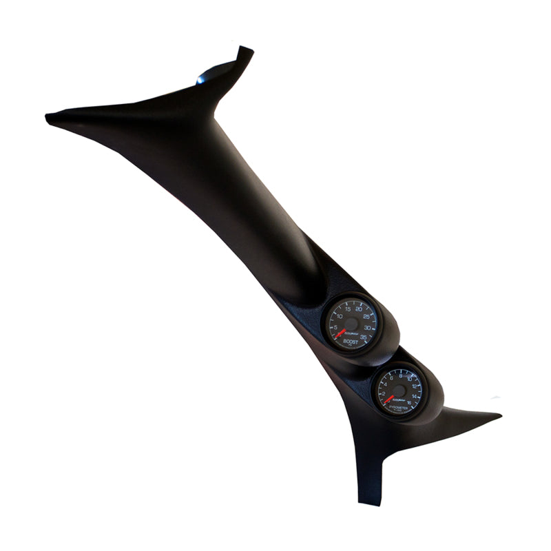 Autometer 99-07 Ford Powerstroke/SD Black Dual A-Pillar Gauge Kit
