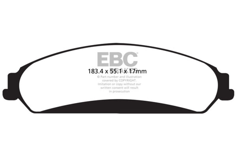 EBC 2011+ Chrysler 300C 5.7L Bluestuff Front Brake Pads