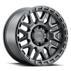 Raceline 953B Krank 17x9in / 5x127 BP / -12mm Offset / 78.1mm Bore - Satin Black Wheel
