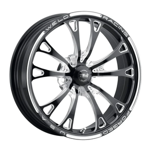 Weld V-Series Frontrunner 20x5 / 5x4.75 / 2.2 BS / 3.07 HB - Gloss Black Milled - Non-BL Wheel