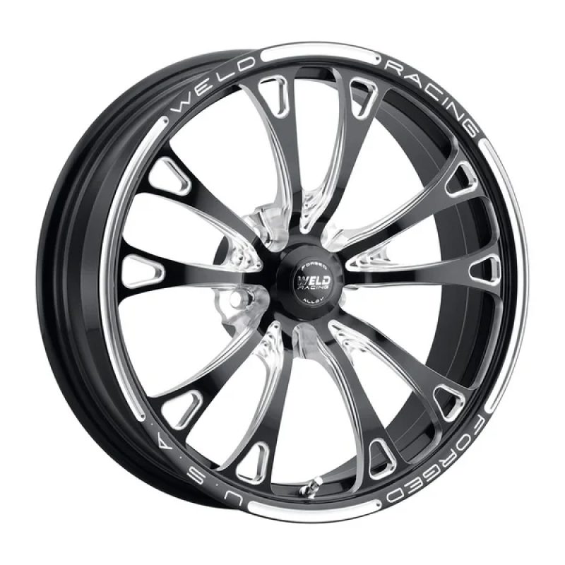 Weld V-Series Frontrunner 18x6 / 5x120 / 4.25 BS / 3.1 HB - Gloss Black Milled - Non-BL Wheel