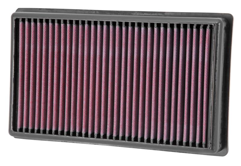K&N Replacement Air Filter Peugeot / Citroen - 10.875in O/S L x 6.563in O/S W x 1.625in H