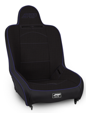 PRP Premier High Back Suspension Seat- Black/Purple Tweed
