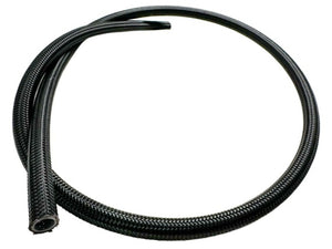 Fuelab Black Nylon Stainless Steel Braided PTFE Hose - 12AN - 3ft