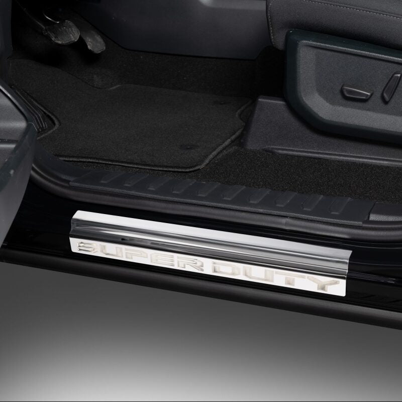 Putco 17-20 Ford SuperDuty Crew Cab w/ SUPERDUTY Etching - 4pcs SS Door Sills