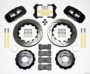 Wilwood AERO6 Front Hat Kit 14.25 Drilled 2006-10 Magnum/Challenger/Charger/300C