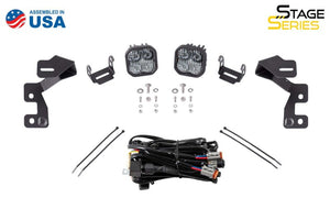 Diode Dynamics 2021 Ford Bronco Sport SS3 LED Ditch Light Kit - Pro White Combo