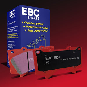 EBC Brakes Extra Duty Performance Truck and SUV Brake Pads
