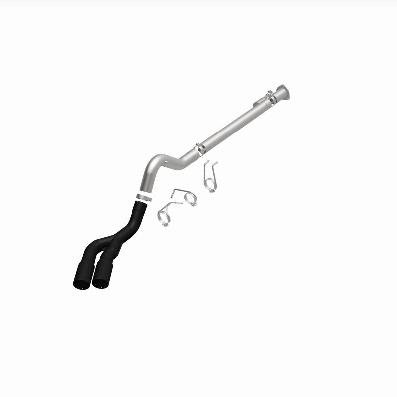 MagnaFlow 08-18 Ford F-250/F-350/F-450 4.6L/6.7 DPF-Back Black 4in Dual Single Rear Exit