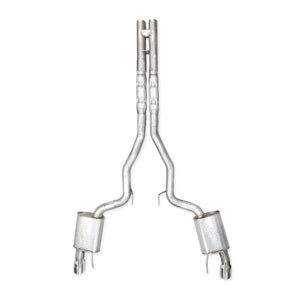 Stainless Works 2024 Mustang GT Catback Dual Tips Redline Sound H-Pipe Factory Connect Exhaust