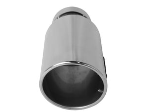 aFe MACH Force-Xp 304 Stainless Steel Clamp-on Exhaust Tip Polished 3in Inletx4-1/2in Outletx12in L