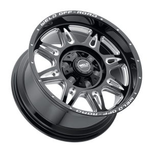 Weld Cheyenne 22x14 / 6x135 / 4.75 BS / 106.1 HB - Gloss Black Milled - Non-BL Wheel