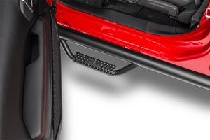 N-Fab Nerf Step 2019 Jeep Wrangler JT 4DR Truck Full Length - Tex. Black - 3in