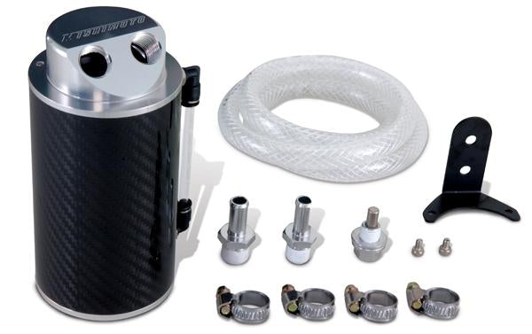 Mishimoto 2009+ Dodge Ram 5.7L Baffled Oil Catch Can Kit - Black