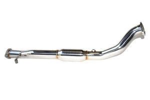 Invidia 08-15 Mitsubishi Evolution X High Flow Cat Downpipe & Test Pipe (One Piece)