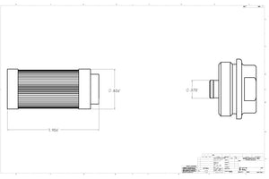 Aeromotive Replacement 40 Micron Fabric Element (for 12303 Filter Assembly)