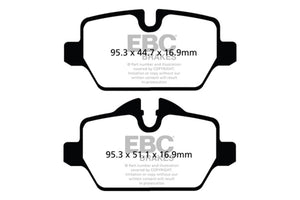 EBC 10-16 Mini Countryman (R60) 1.6L Bluestuff Rear Brake Pads