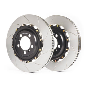 GiroDisc Audi C7 S6/S7/RS6/RS7 356x22mm Rear 2-Piece Slotted Rotors