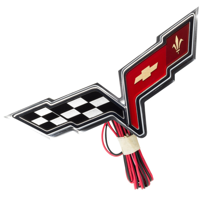 Oracle Chevrolet Corvette C6 Illuminated Emblem - Dual Intensity - White