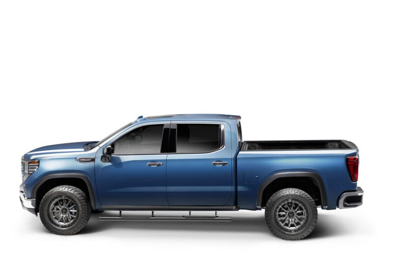 RealTruck 19-26 Chevy Silverado/GMC Sierra 1500 Crew Cab Traxio 3in Nerf Bars - Textured Black