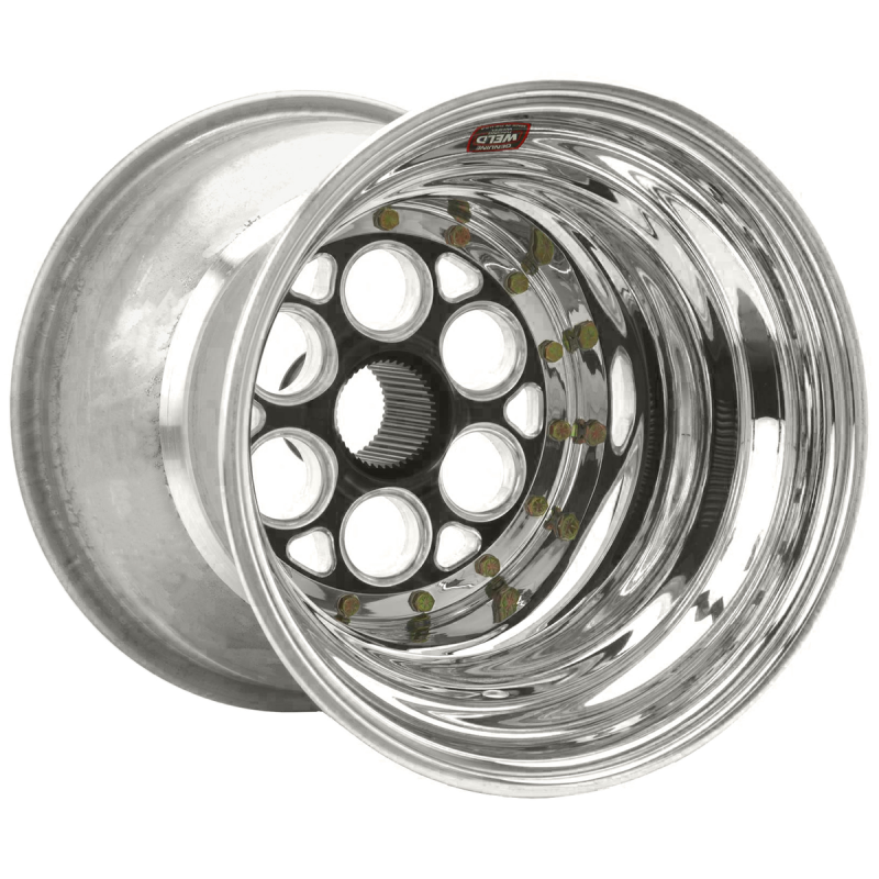 Weld Magnum Sprint 15x17 / 42-Spline / 3 BS - Black Center - Polished Shell - Non-BL Wheel