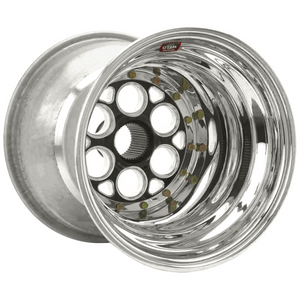 Weld Magnum Sprint 15x15 / 42-Spline / 4 BS - Black Center - Polished Shell - Non-BL Wheel