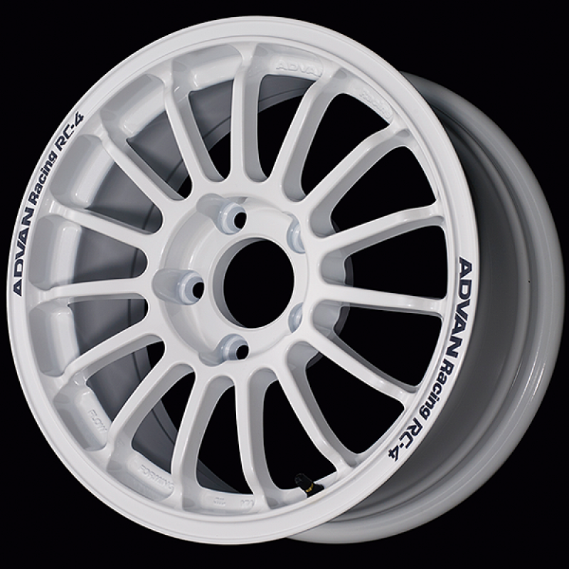 Advan RC-4 15x6.5 / +35 Offset / 5x114.3 / 73mm Bore / Rally White