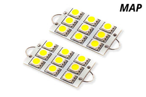 Diode Dynamics 44mm SML9 LED Bulb - Amber (Pair)