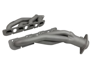 aFe Twisted Steel 304SS Short Header 15-22 Dodge Challenger SC V8-6.2L / 6.4L HEMI Titanium Coating