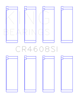 King Engine Bearings Toyota 2ZZ-GE Connecting Rod Bearing Set (Set of 4) - Size STD