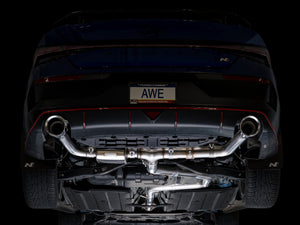 AWE Tuning 22-26 Hyundai Elantra N SwitchPath Cat-Back Exhaust - Chrome Silver Tips