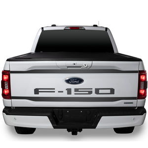 Putco 2021 Ford F-150 Ford Lettering (Cut Letters/Black Platinum) Tailgate Emblems