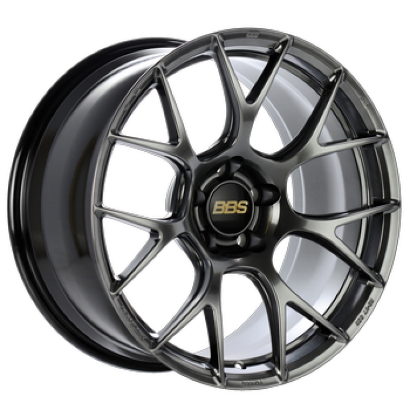 BBS RE-V7 18x8.5 5x100 ET45 Diamond Black Wheel -82mm PFS/Clip Required