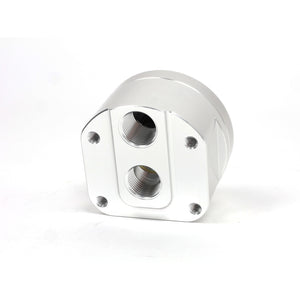 BLOX Racing Remote Oil Filter Relocation Kit - Polished
