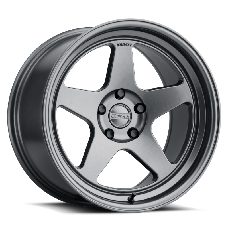 Kansei K12G Knp 18x8.5in / 5x114 BP / 35mm Offset / 73.1mm Bore - Gunmetal Wheel