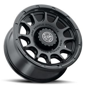 ICON Alloys Rancho 20x9 / 8x6.5 / 12mm / 5.5in BS DBL Black Wheel