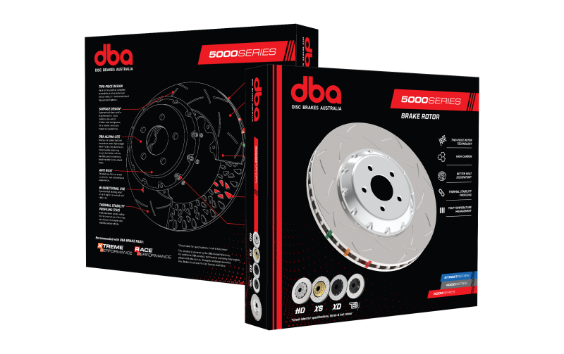 DBA T3 5000 Series Replacement Rotor 380 x 32 Ford Mustang S197 Boss 302R (GS/GT)