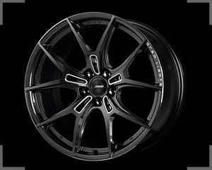 Gram Lights 57FXZ 19x8.5 +36 5x120 Super Dark Gunmetal and Machining Rim Edge DC Wheel