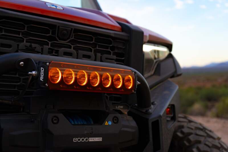 Rigid Industries Revolve Pod w/Amber Trim Ring - Pair
