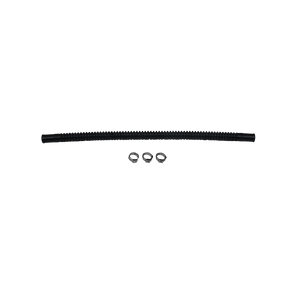 DeatschWerks Convoluted Tubing 300mm Length x 8mm ID Side 1 x 8mm ID Side 2 - Black